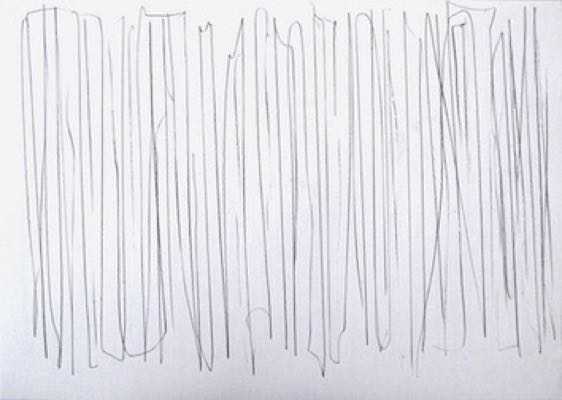 2016_Vertical Lines2_Graphit auf Papier_50x70_180