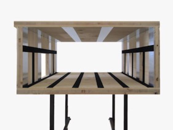 2020_2 Echo Hall for Architecture Club_Adhesive Aluminium+Textile Tape_25x56x59cm_180a