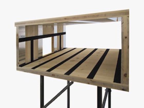 2020_4 Echo Hall for Architecture Club_Adhesive Aluminium+Textile Tape_25x56x59cm_180a