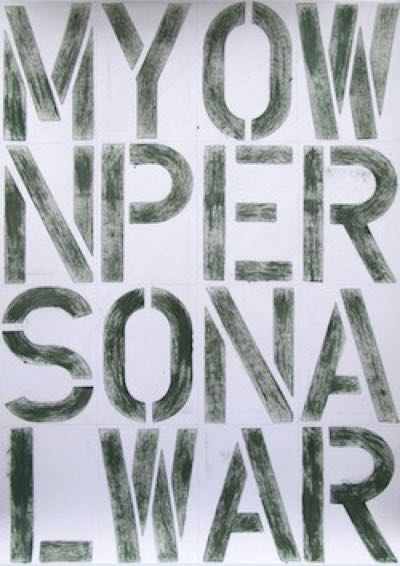 2020_BP58_MyOwnPersonalWar_AcrylGraphit_42x29.7cm_180a