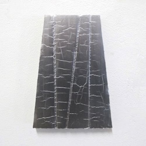 2020_Trapez 3_Alufolie auf Wellkarton_20xca.12x2cm_180