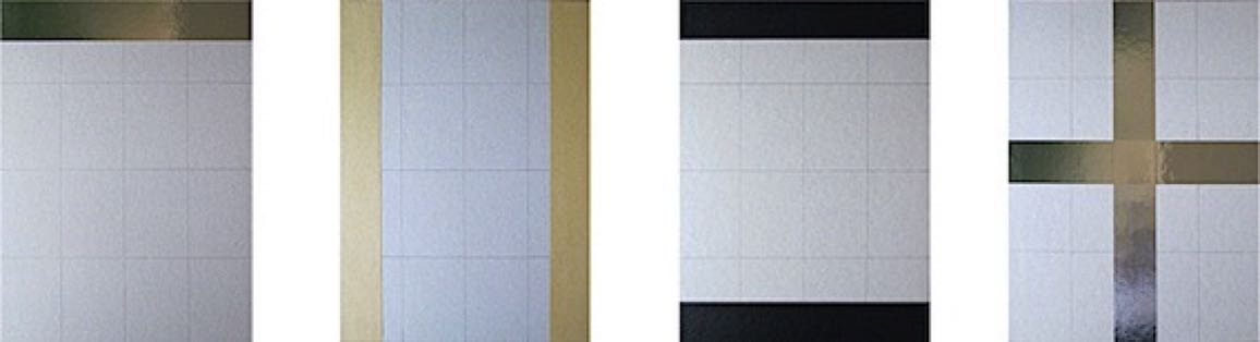 9_2016_Double View 1-8_Graphite_Adhesive Tape on Cardboard_40cmx30cm each_180
