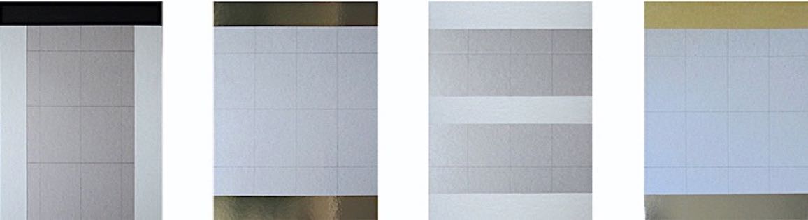 9a_2016_Double View 1-8_Graphite_Adhesive Tape on Cardboard_40cmx30cm each_180